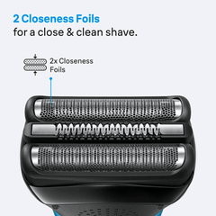 Braun Series 3 Black & Blue Shaver, 310s