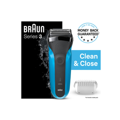 Braun Series 3 Black & Blue Shaver, 310s