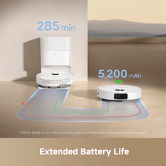 Dreame D20 Plus Robot Vacuum & Mop, White