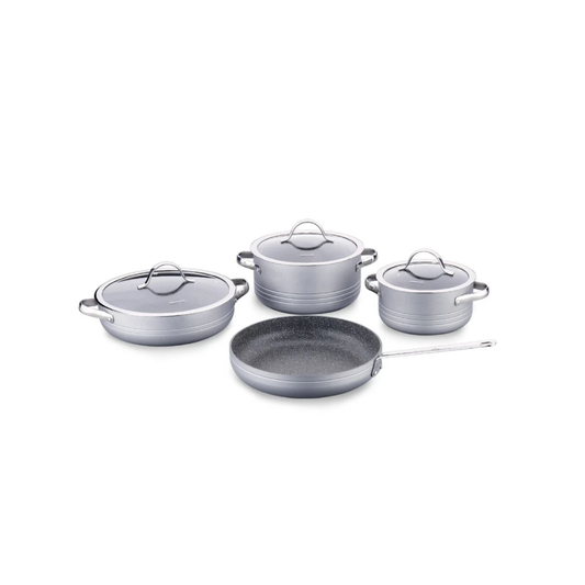 Korkmaz A2619 Linea 7 Pcs Cookware Set Anthracite