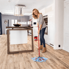 Vileda Supermop 3-Action Set of Wringer Bucket + Mop with 3D Head, @ Special Price
