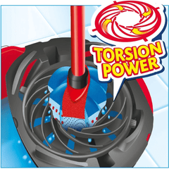 Vileda Supermop 3-Action Set of Wringer Bucket + Mop with 3D Head, @ Special Price