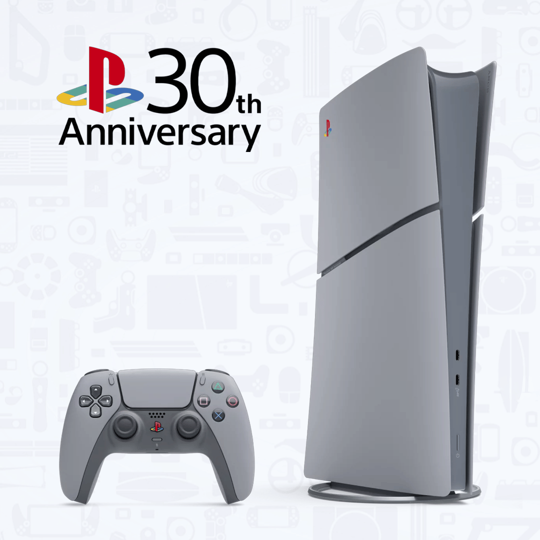 PlayStation PS5 Slim Console 30th Anniversary Edition, 1 Year Warranty, CFI-2016 B3XD