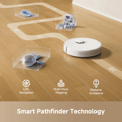 Dreame F10 Robot Vacuum and Mop Cleaner, White