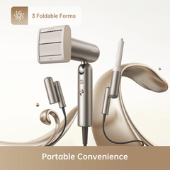 Dreame Hair Dryer High Speed, Pocket, Grey