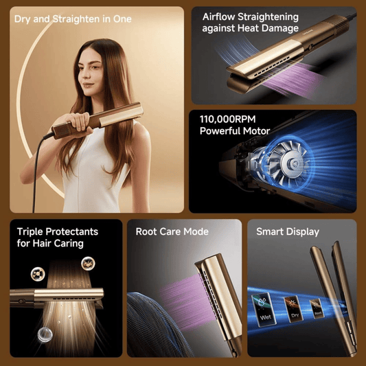 Dreame Aero Hair Straightener, Gold