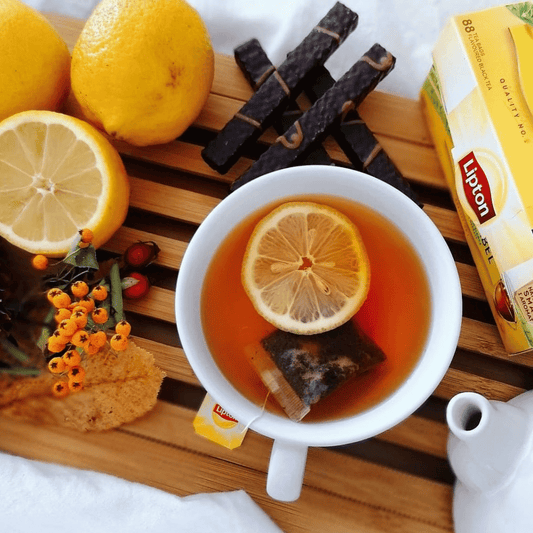 Lipton Lemon & Melissa Green Tea, Pyramide 20s