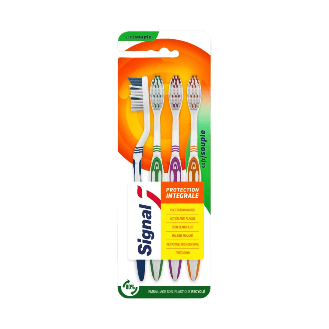 Signal Toothbrush Fighter Plus Soft x4