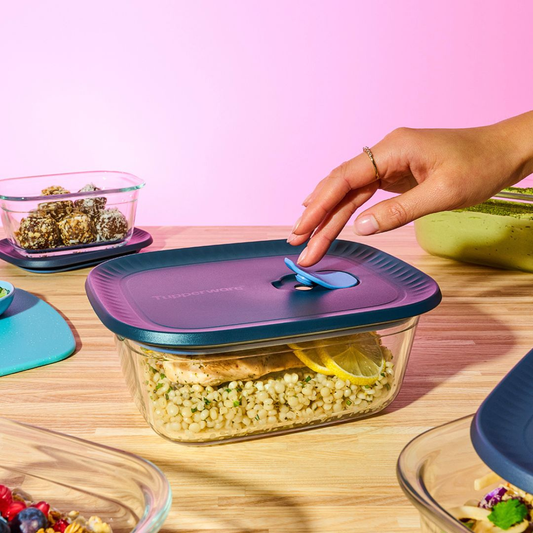Tupperware Glass Container 1L With Lid