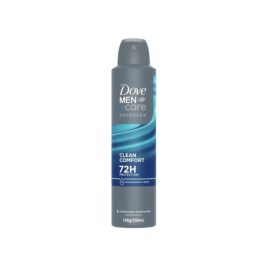 Dove Men+Care Clean Comfort Dry Antiperspirant Deodorant, 250ml