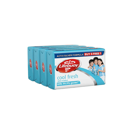 Lifebuoy Antibacterial Soap Cool Fresh 115g  3+1 FREE