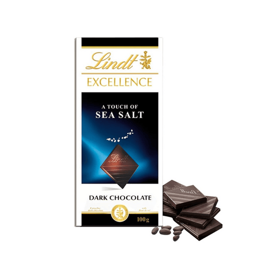 Lindt Excellence Sea Salt Chocolate Bar 100g