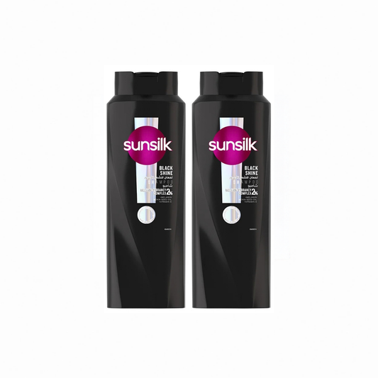 Sunsilk Shampoo Black Shine 2X600ml, 20% OFF