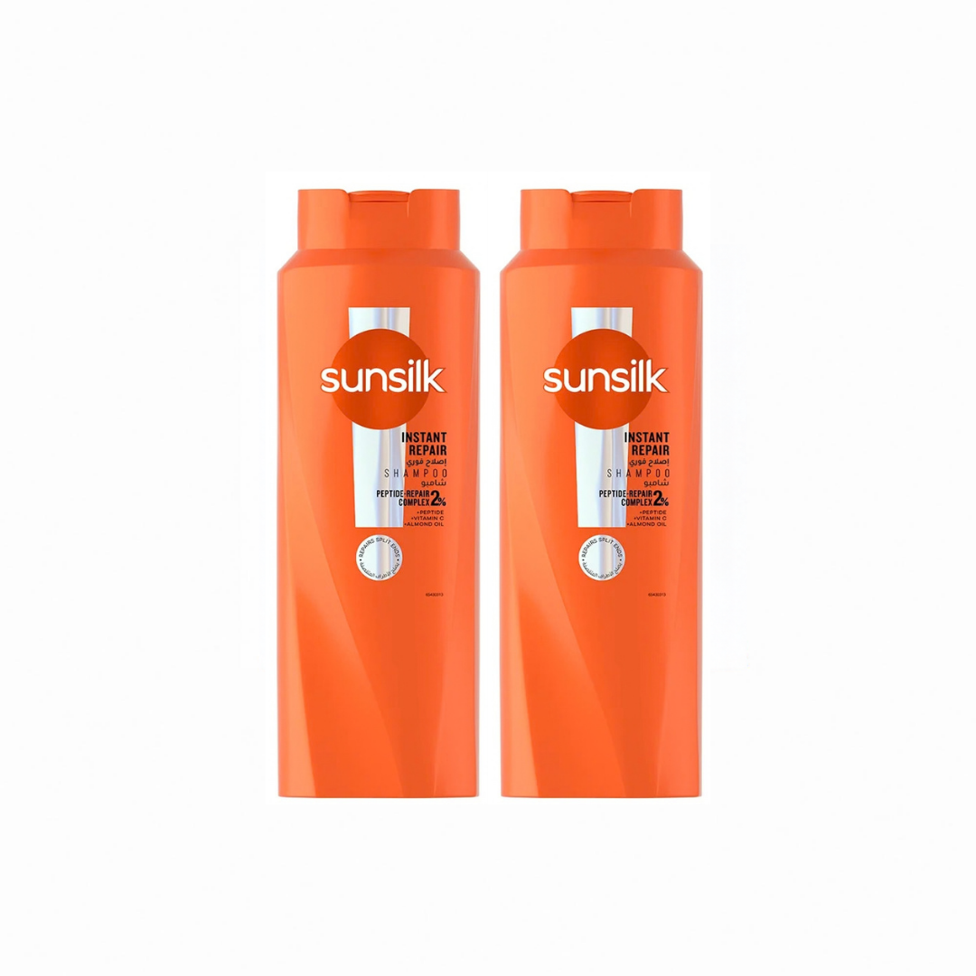 Sunsilk Shampoo Instant Repair 2X600ml, 20% OFF