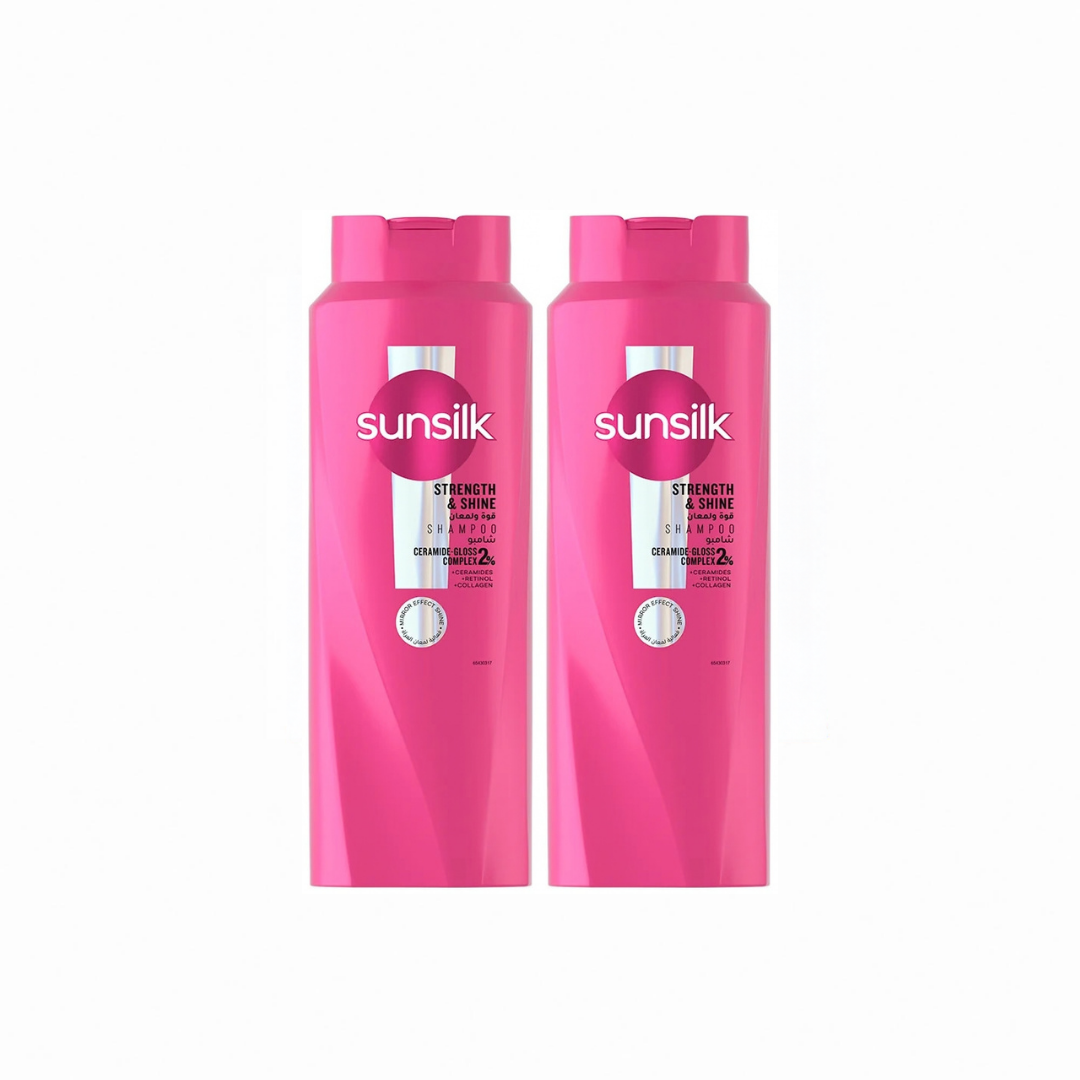 Sunsilk Shampoo Strength & Shine 2X600ml, 20% OFF
