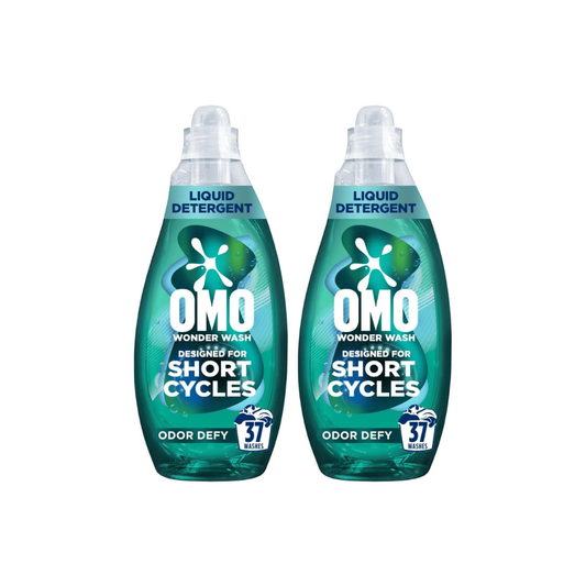 Omo Wonder Wash Liquid Odor Defy 1480ml, 2 @ 20% OFF
