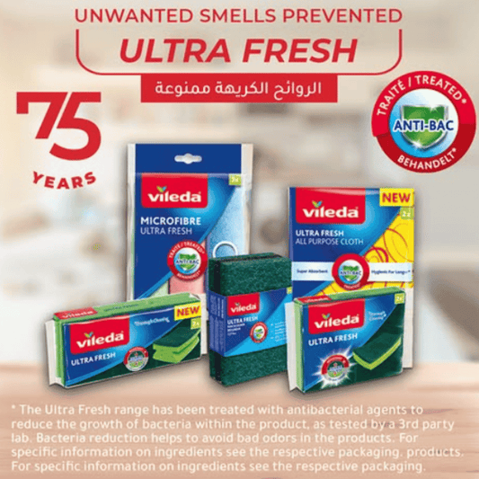 Vileda Ultra Fresh Pan Scourer, 3 Pcs