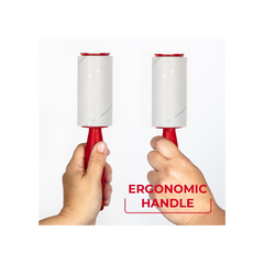 Vileda Lint Roller Set, Efficient, Gentle On Fabrics, Comfortable (58 Sheets)