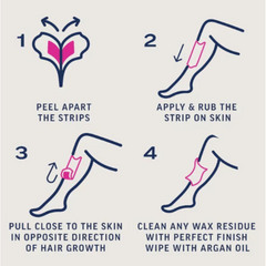 Veet Expert Legs&Body Wax Strip Normal Skin, 20S