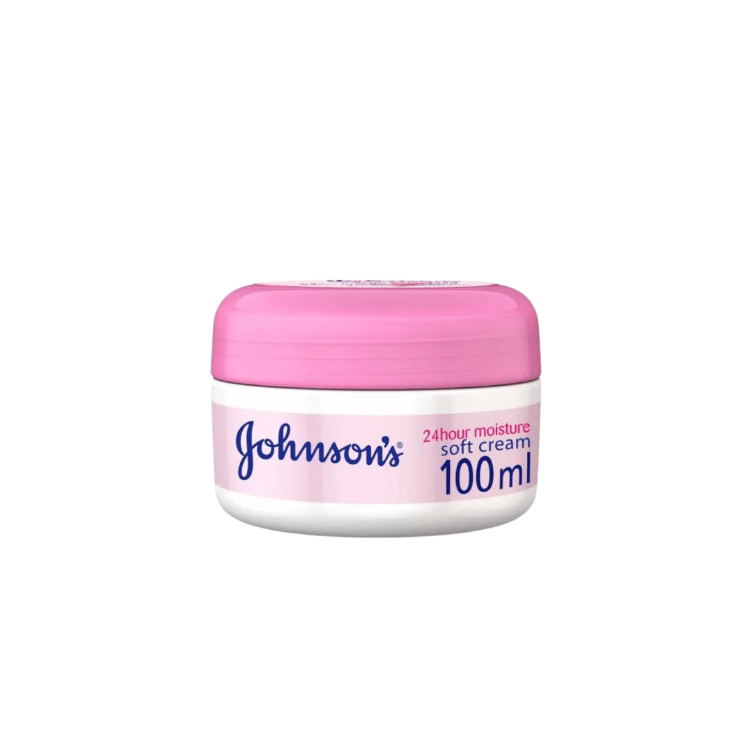 Johnson's 24-hour Moisture Soft Cream, Face & Body 100ml