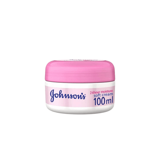 Johnson's 24-hour Moisture Soft Cream, Face & Body 100ml
