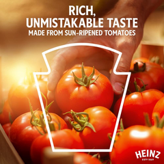 Heinz Organic Tomato Ketchup, Top Down Squeezy Bottle, 580g