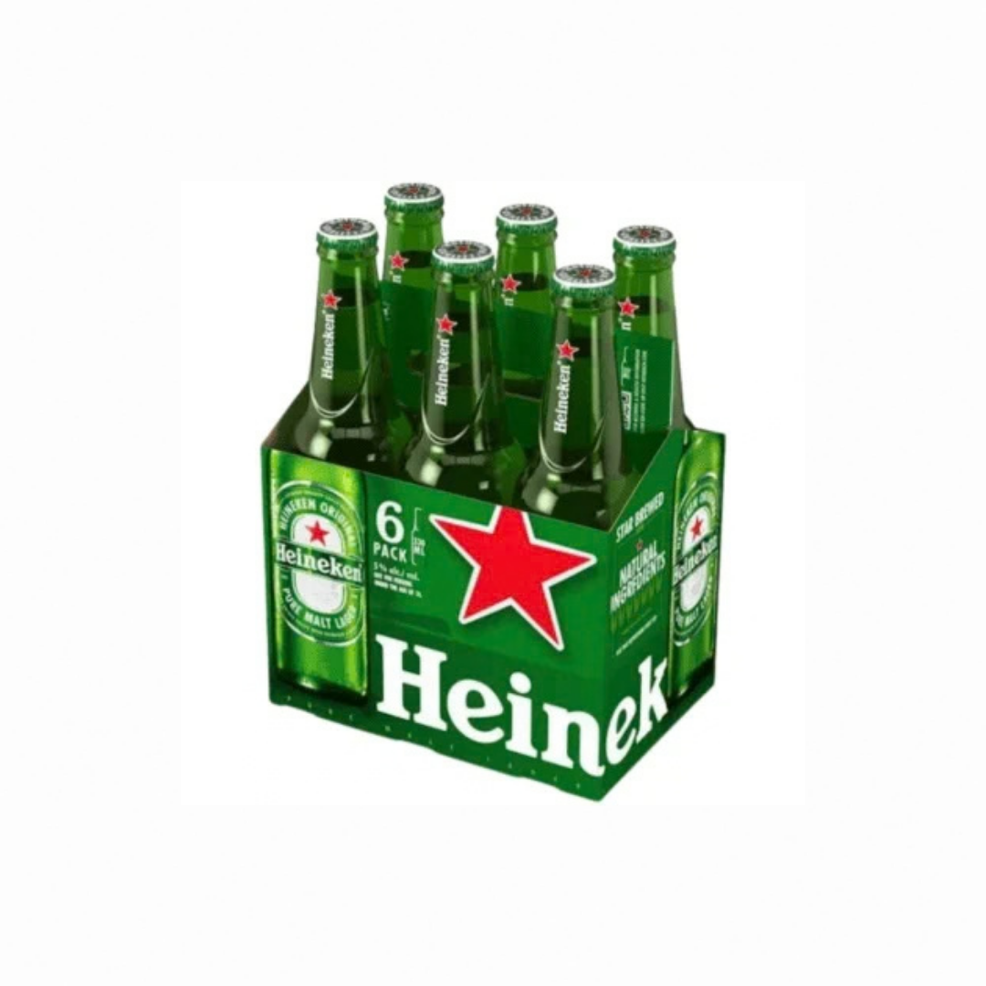 Heineken Beer Bottle 33cl 5+1 Free