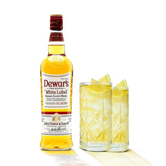 Dewar's White Label 75cl, Coffret with 2 Free Glasses