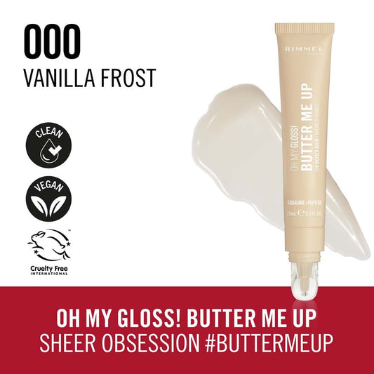 Rimmel London Butter Me Up Lip Butter Gloss Balm