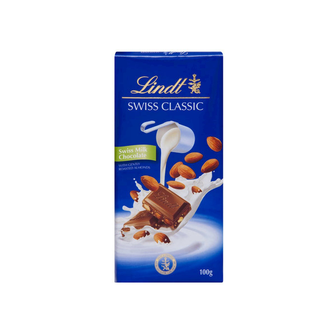 Lindt Milk Almond 100g