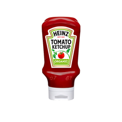 Heinz Organic Tomato Ketchup, Top Down Squeezy Bottle, 580g