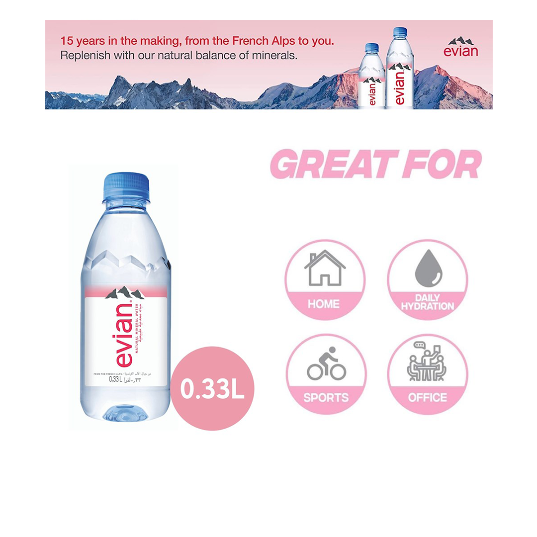 Evian Eau Minerale Prestige 33CL