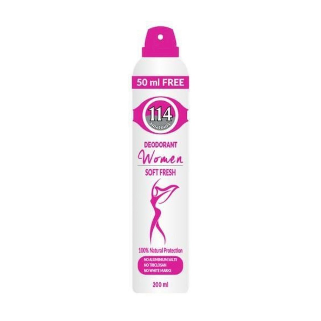 Amatoury Deodorant Soft Fresh 150+50ML Free