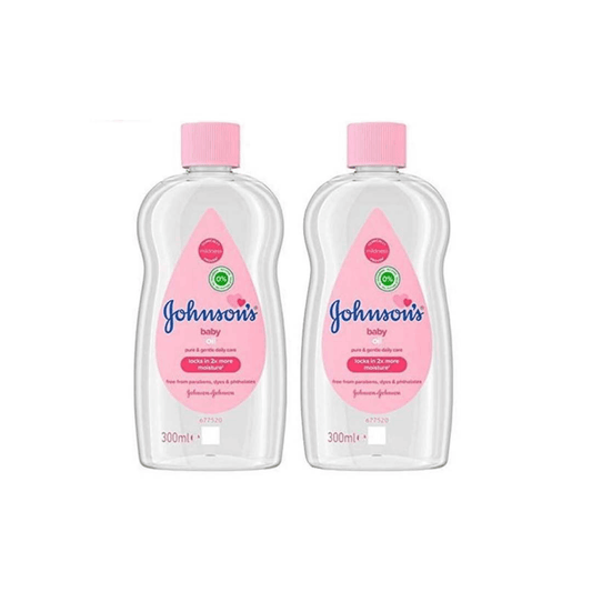 Johnson's Baby Oil 300ml X2 35%OFF
