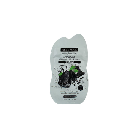 Freeman Sachet Detoxifying Charcoal & Black Sugar Mud Mask 15ml